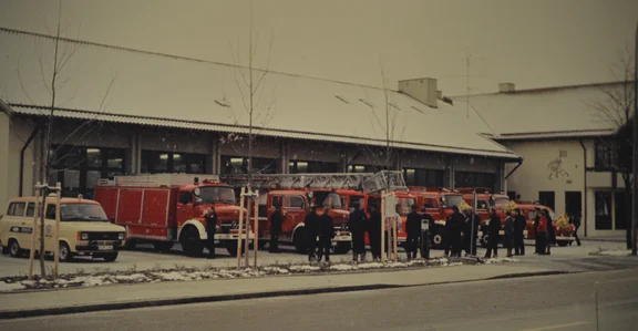 Einweihung des Gerätehauses an der Münchnerstraße